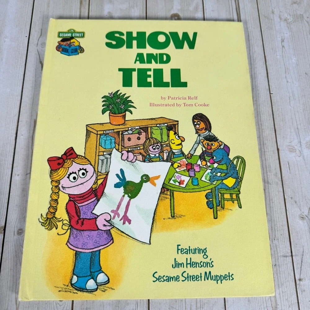 Vintage Sesame Street Book Club Lot 10 HC Kids Books‎ ABC Counting Learning